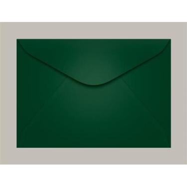 Imagem de Envelope Comercial 114X162 Verde Escuro Brasil - Scrity