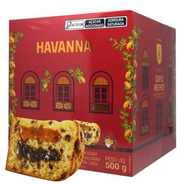 Imagem de Panetone Havanna Gotas Chocolate Amargo Doce De Leite 500G