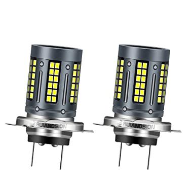 Imagem de Ruiandsion Lâmpada de neblina LED H7, luzes de neblina super brilhantes 10-30V LED 2016 84SMD chips LED lâmpada de substituição de faróis de neblina, pacote com 2