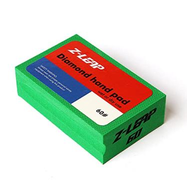 Imagem de Z-LEAP Almofadas de polimento manual de diamante galvanizado para blocos de lixamento de concreto de mármore de granito de vidro para grãos 60