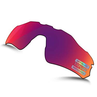 Imagem de Bowyer Lentes de reposição polarizadas para óculos de sol Oakley Radar EV Family, Espelho magenta escuro, Radar EV Path OO9208