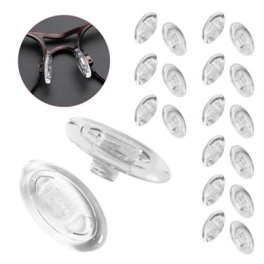 Imagem de hengfento2 5 pares/10 pares de almofadas de nariz de substituição para Oakley Crosshair2.0/WireTap/Whisker; Óculos de sol Maui Jim Kahuna 13 x 7 mm (10 pares)