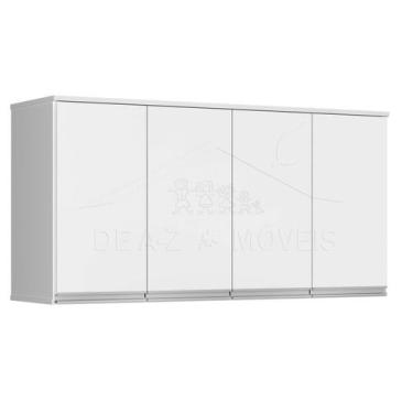 Imagem de Armário/Aéreo/Suspenso Módulo 4 Portas Com Puxadores em alumínio Cor B