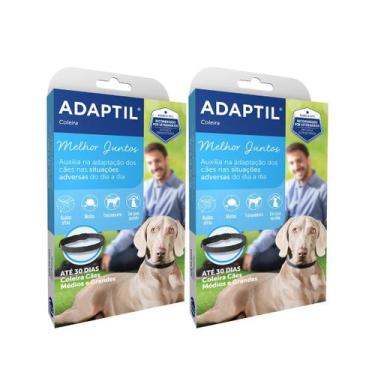 Imagem de Kit 2 Adaptil Coleira Auxilia Adaptação Cães Ambiente Ceva G