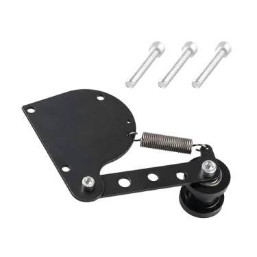 Imagem de getfay 1 PC Tensor de corrente com mola automotiva, acessórios automotivos de metal forte e durável, kit tensor de corrente, universal para bicicleta motorizada de motor 49cc 66cc 80cc (preto)