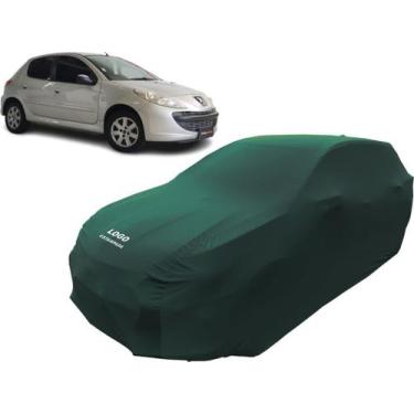 Imagem de Capa Automotiva Para Peugeot 207 Tecido Helanca Lycra - Mz, Verde