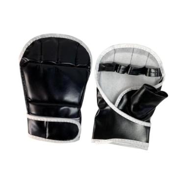 Imagem de kowaku 2x Luvas de Boxe de Meio Dedo Luvas de Saco de Pancadas para Sparring Mma Grappling