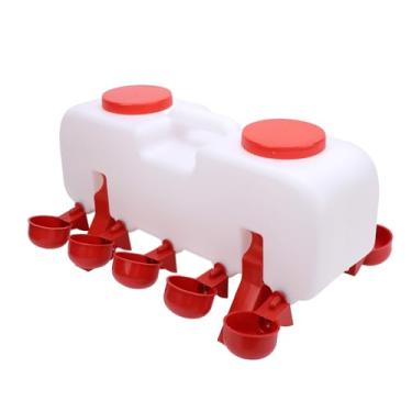Imagem de Bebedor Automático de Frango, Bebedouro Automático Higiênico de Plástico Anti-queda, Fornecendo água Potável para Galinhas, Patos e Gansos, Economizando Tempo e Trabalho e