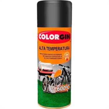 Imagem de Spray Colorgin Alta Temperatura Preto 300Ml 5722 - SHERWIN WILLIAMS
