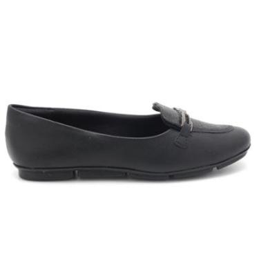 Imagem de Mocassim Comfortflex Loafer Textura Fivela Feminino 2363404-Feminino