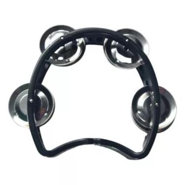 Imagem de Pandeiro Meia Lua Infantil - PRETO - Spanking