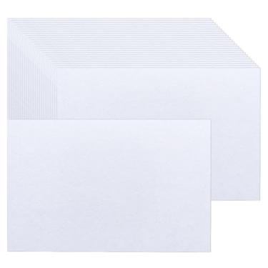 Imagem de Baisunt Pacote com 25 cartolina 10 x 15 cm, com textura de areia, papel em branco, grosso e pesado, 41,7 kg, para fazer cartões comemorativos, cartões de convite, fotos, cartões postais