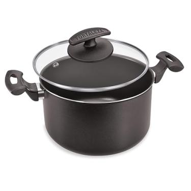 Imagem de Caldeirão Super 20 Reto Alumínio Fortaleza Preto