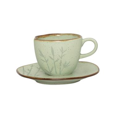 Imagem de Xícara Grande Com Pires 220 Ml Ryo Bambu