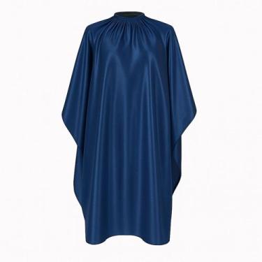 Imagem de Capa Para Barbeiro Cabeleireiro Com Zíper Em Cetim Brilhante - Barbers