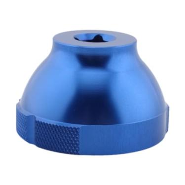 Imagem de menolana Ferramenta de remoção de suporte inferior com 16 entalhes, ferramenta profissional compacta de instalação, removedor de 44 mm para BBT-69.2 BB5700, Azul