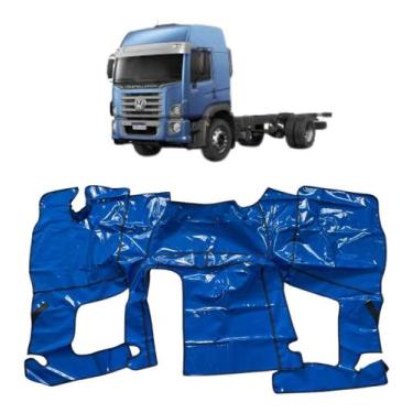 Imagem de Tapete Caminhão Cabine Dupla C/ Capô Vw Constellation - JCS Acessórios