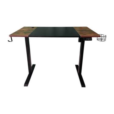 Imagem de Mesa Elétrica Com Regulagem De Altura - Marrom E Preta