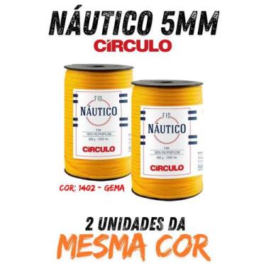 Imagem de FIO NÁUTICO 5MM circulo 500g KIT C 02 UN, 1402 - GEMA