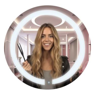 Imagem de Espelho Redondo 60cm Iluminado Led Touch Screen (3000K LUZ QUENTE)