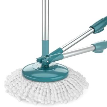 Imagem de Mop 8L balde com mop rotativo conjunto de mop rotativo e balde para fácil limpeza