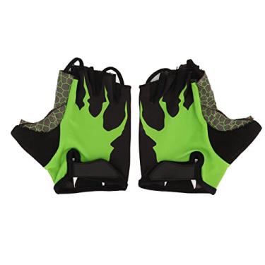 Imagem de 1 par as luvas de fitness, meio dedo anti skid, vestindo luvas de treino de silicone respiráveis ​​para ciclismo de levantamento de peso (Xxl)