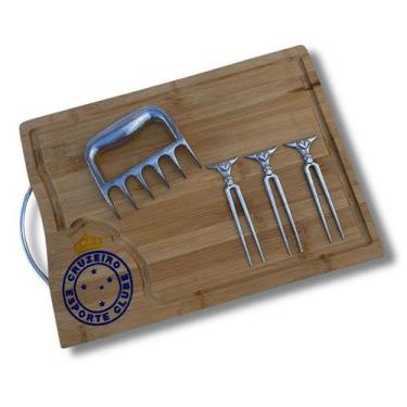 Imagem de Kit Tabua Churrasco Personalizada de Time Cruzeiro e Atlético Mineiro 