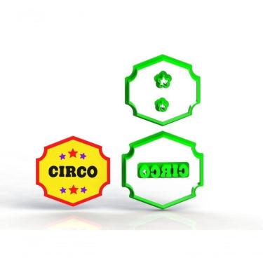 Imagem de Cortador Circo - Placa Modular Tamanho 6 Cm