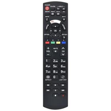 Imagem de Controle remoto de TV para Panasonic TC-L32X1N TC-L32X1X TC-L37G1 TC-L37G1X TC-L37S1 TC-L37S1L TC-L37X1 TC-L37X1L TC-L37X1X TC-L42U12 TC-L42U12 L TC-P4 TV HDTV 2C1 TC-P42C1N TC-P42C1X TC-P42S1 Viera
