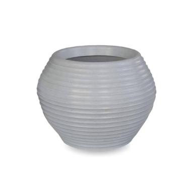 Imagem de Vaso De Planta Em Globo Decorativo 25X30 Cinza Claro - Foster Plast