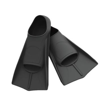 Imagem de JustGoFit Pé De Pato Para Natação Adulto – Nadadeira Curta de Borracha Tamanhos M G GG Unissex (G)