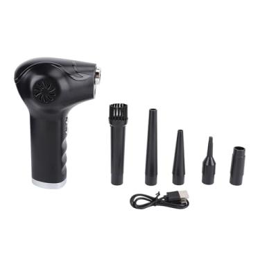 Imagem de Espanador de ar elétrico 51000RPM Secador de cabelo Ventilador de ar portátil 10000mAh Espanador de ar sem fio recarregável para teclado de computador Carro, escritório, casa,