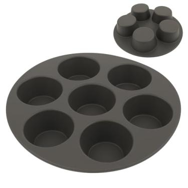 Imagem de Forma de Silicone para Cupcake, Compatível com Air Fryer, 9 Cavidades, Cor Sortida, Molde para Muffins e Bolinhos