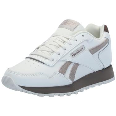 Imagem de Reebok Tênis de corrida e treinamento feminino Glide Lost & Repaired Ortholite, Giz/cinza/pedra da lua, 35