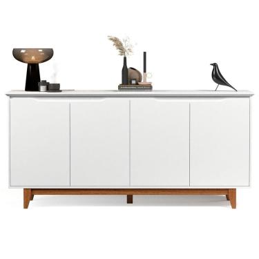 Imagem de Buffet Aparador 4 Portas Flop Branco - Casa Chick