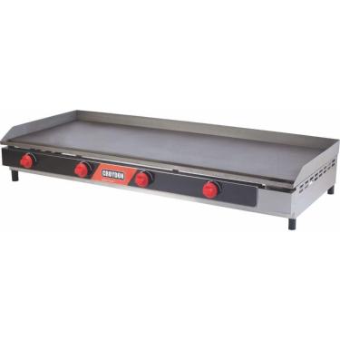 Imagem de Chapa A Gás Queimador Gaveta 130x48 Fg13 Croydon Chapa Para Lanches 130x48