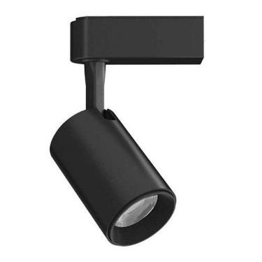 Imagem de Spot Para Trilho Eletrificado Preto Led 10W 3000K Ou 6000K Da Lâmpada Branco Quente