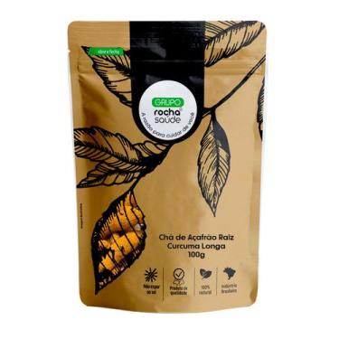 Imagem de Chá de Açafrão Raiz (Curcuma) - Curcuma Longa - 100g - Grupo Rocha Saú