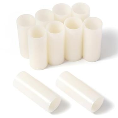 Imagem de 12 peças de buchas de mola de folha de reboque de nylon 2,9 cm ID x 1-3/10.2 cm Kit de substituição universal 722106 para equalizadores de molas de folha de reboque de olho duplo