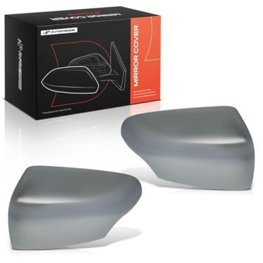 Imagem de A-Premium 2 peças de tampas de espelho retrovisor do lado do motorista e do passageiro - compatível com Ford Ranger 2019 2020 2021 2022 2023 - cromado, com furo de seta