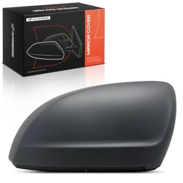 Imagem de A-Premium Tampa do espelho retrovisor do lado do motorista - compatível com Volkswagen Taos 2022 2023 2024 - cinza preparado, sem furo de seta