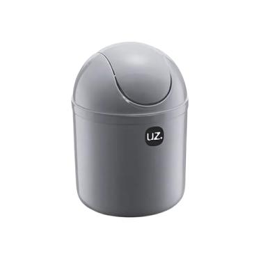 Imagem de Lixeira de Pia 4 Litros Cinza Titânio UZ Utilidades - UZ350-CIN