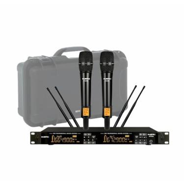 Imagem de Microfone Sem Fio Profissional Recarregável KSR KT7M (Duplo)