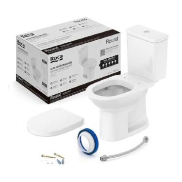 Imagem de Kit Vaso Convencional Completo Roca Debba Round C329723002 - INCEPA / 