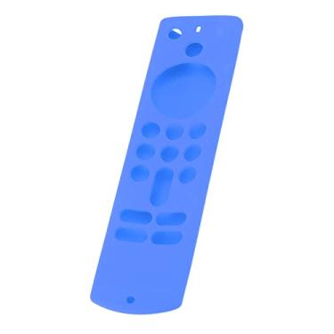 Imagem de Mingzhe CAPA DE CONTROLE REMOTO DE SILICONE CAPA DE PROTEÇÃO ANTI-SLIP PARA TV STICK 3ª GERAÇÃO COM CORDA (Azul)