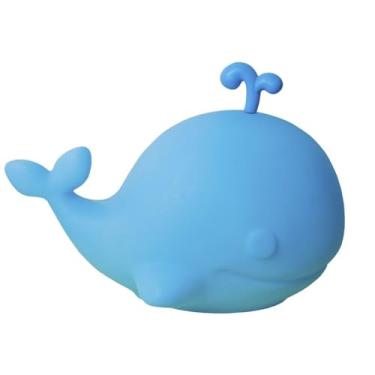 Imagem de Luminária Baleia “Bailey” US105 – Luminária LED Decorativa Infantil | Luz Noturna Suave para Quarto de Bebê, Criança, Decoração Marinha