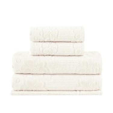 Imagem de Buddemeyer, Jogo Toalha Banho Lollipop 5 Peças Buddemeyer Cor:Bege 3253