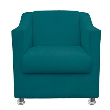 Imagem de Poltrona Gabi para Sala e Quarto Suede - LH Decor - Los Hermanos Decor