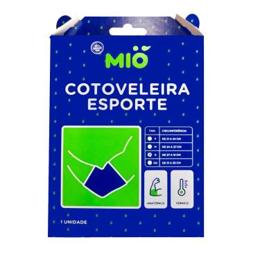 Imagem de Cotoveleira Esporte Mió Tamanho G Cor Grafite 1 Unidade