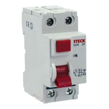 Imagem de Interruptor Diferencial Residual 2P 63A 30mA SDR26330 Steck